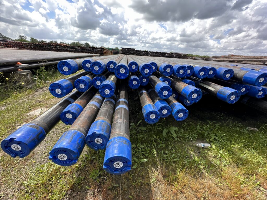 Sorian barcodes on OCTG pipes, Sorian360, supply chain management